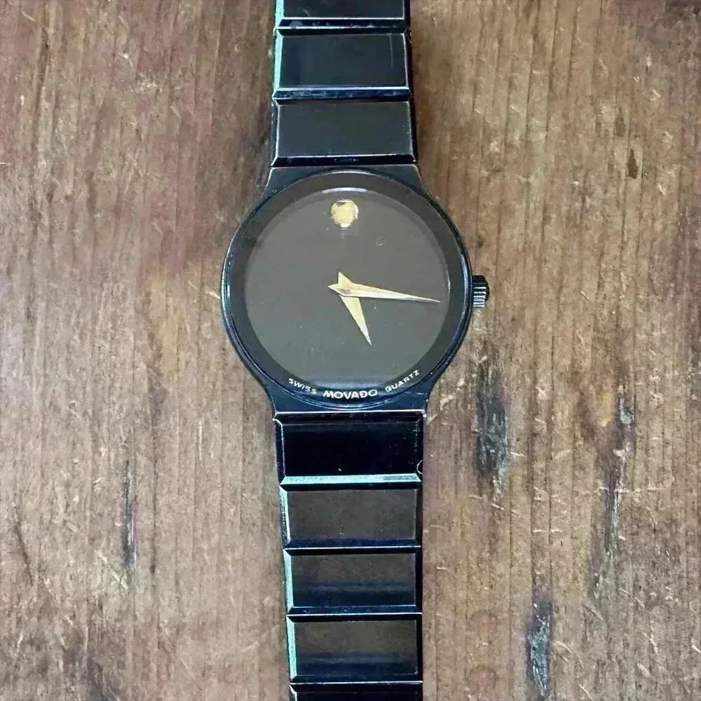 Movado 1881 Rare Museum Watch, Black